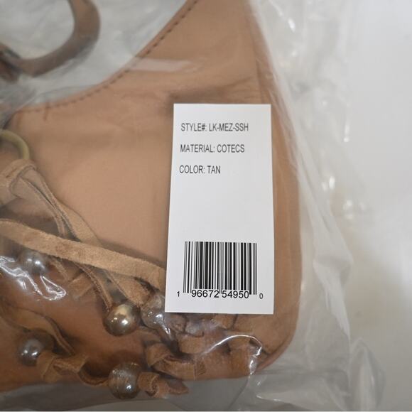 Lucky Brand Small Mez Leather Shoulder Bag in Tan NEW - Picture 12 of 12